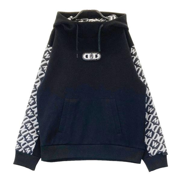 【ダンスウィズドラゴン】人気ラバーロゴ×ロゴネーム総柄 長袖ゴルフパーカーM ダンスウィズドラゴン】人気ラバーロゴ×ロゴネーム総柄 長袖ゴルフ