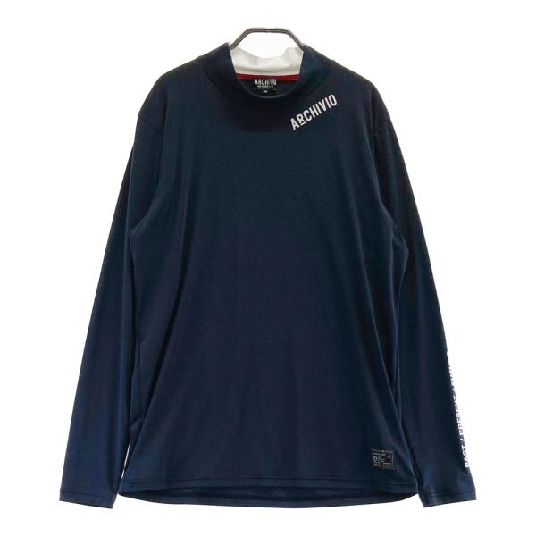 ARCHIVIO アルチビオ ハイネック 長袖Tシャツ ネイビー系 50 ゴルフ