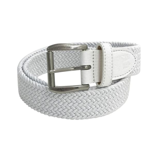 BEAMS GOLF ビームスゴルフ メッシュベルト ホワイト系 ゴルフウェア