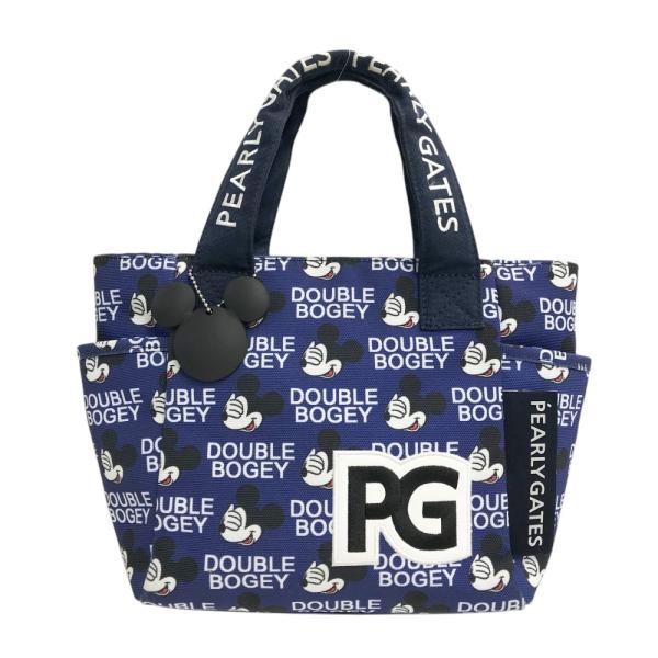 【PEARLY GATES】ミッキーマウス　上下セット　ネイビー PEARLY GATES パーリーゲイツ × Disney カートバッグ ミッキー柄