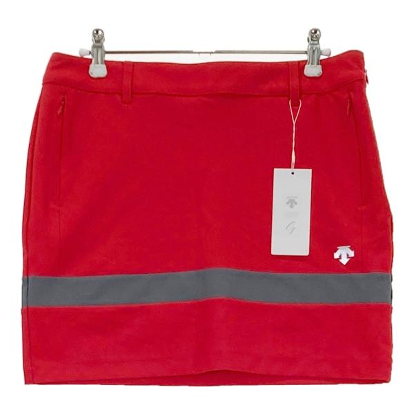 DESCENTE GOLF ゴルフスカート L 赤白 価格相談可！！ 新品】DESCENTE GOLF デサントゴルフ バイカラー インナー付ストレッチ