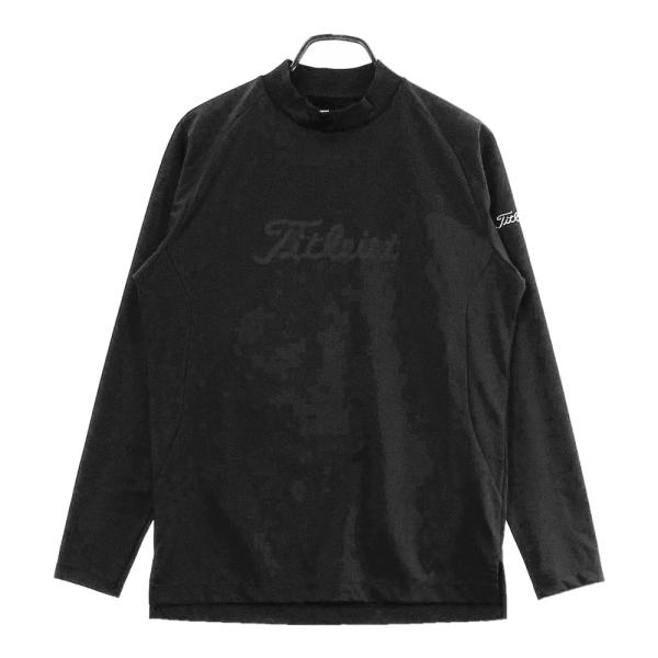 TITLEIST タイトリスト 長袖モックネックTシャツ ブラック系 L ゴルフ
