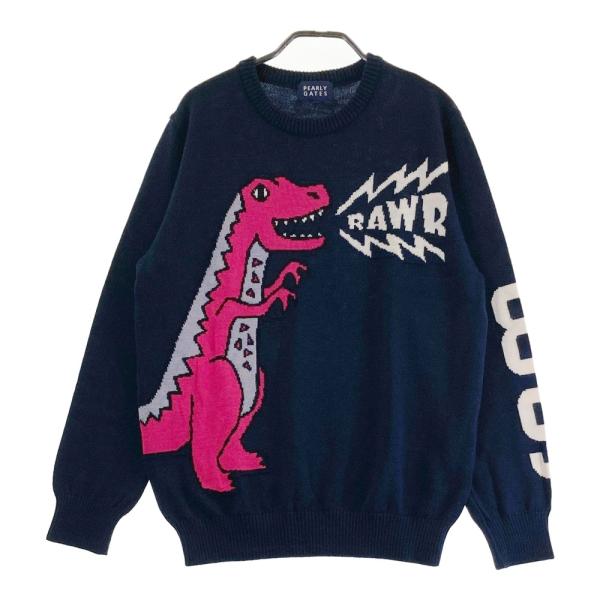 PEARLY GATES パーリーゲイツ ニットセーター ネイビー系 4 ゴルフ