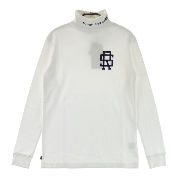 rough&swell ラフアンドスウェル タートルネック長袖シャツ ロゴ刺繍 新品】ROUGH&SWELL ラフアンドスウェル タートルネック 長袖Tシャツ