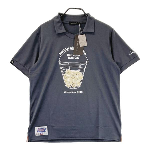 rough&swell ラフアンドスウェル　スキッパー　ポロシャツ　メンズ　L 新品】ROUGH&SWELL ラフアンドスウェル RSM-23034 半袖スキッパー