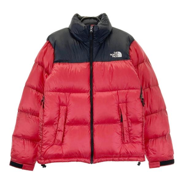 THE NORTH FACE ダウンジャケット ブラウン/レッド Amazon | [ノースフェイス] ダウン ジャケット レトロ ヌプシ THE