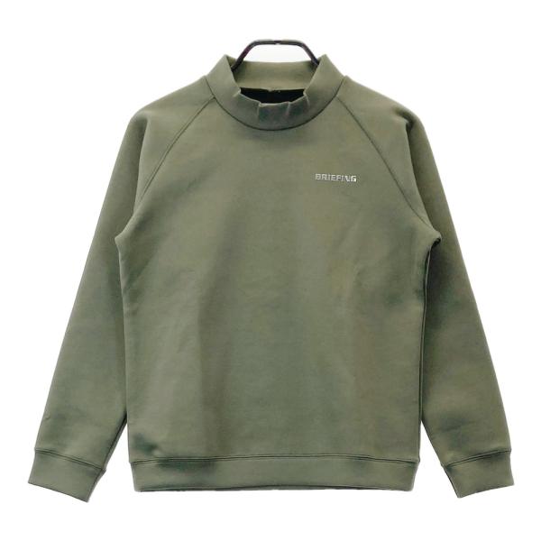ブリーフィング ゴルフ 3Dロゴ ワンピース グレー Sモックネック 新品】BRIEFING GOLF ブリーフィング 3Dロゴ モックネック長袖