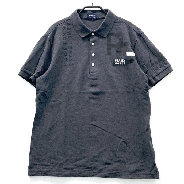 PEARLY GATES パーリーゲイツ 半袖ポロシャツ グレー系 7 ゴルフウェア