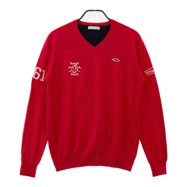【新品未使用】 ラフアンドスウェル カシミア クルーネック セーター Ｌ ROUGH&SWELL（ラフアンドスウェル） ニット｜中古ゴルフウェア通販