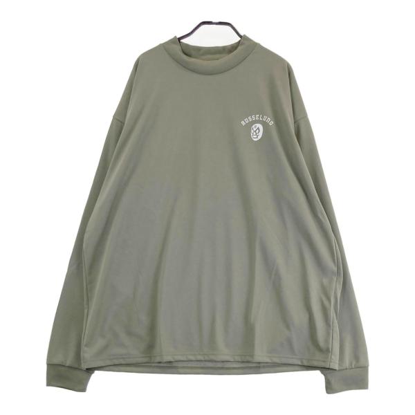 美品】RUSSELUNO ラッセルノ バックルチャ モックネック長袖Tシャツ
