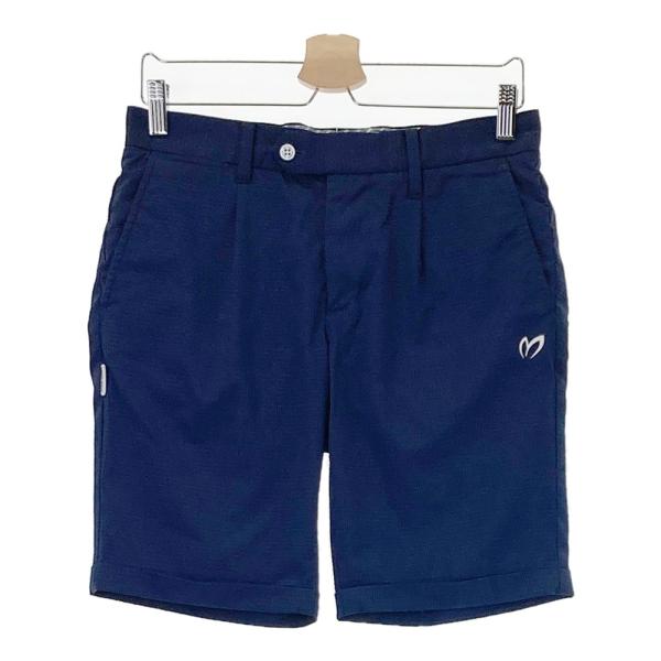 マスターバニーエディション　3/S ハーフパンツ　ショートパンツ　ネイビー アウトレット】ストレッチジャカード 柄 ショートパンツ(ハーフパンツ メンズウェア