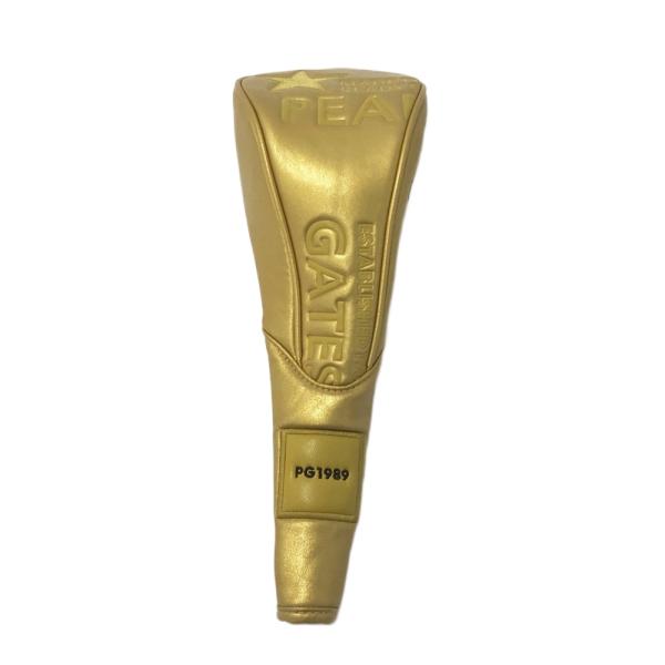 PEARLY GATES パーリーゲイツ ヘッドカバー ニコちゃん ゴールド系 FW