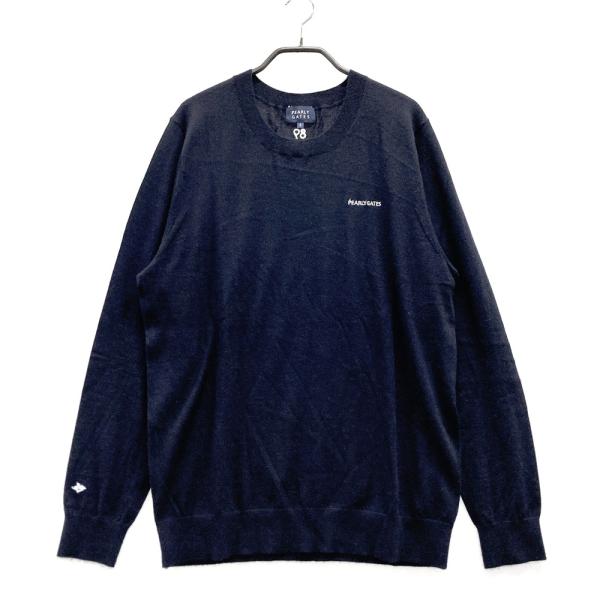 PEARLY GATES パーリーゲイツ カシミヤ ニットセーター ネイビー系 6
