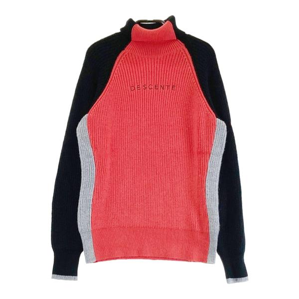 DESCENTE GOLF デサントゴルフ ウール混 タートルネック ニット