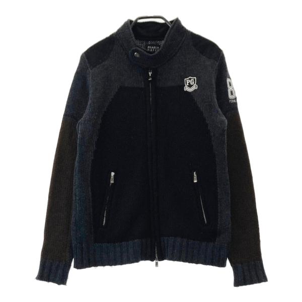 パーリーゲイツ ジャケット 4 PEARLY GATES パーリーゲイツ ニット ジップジャケット グレー系 4