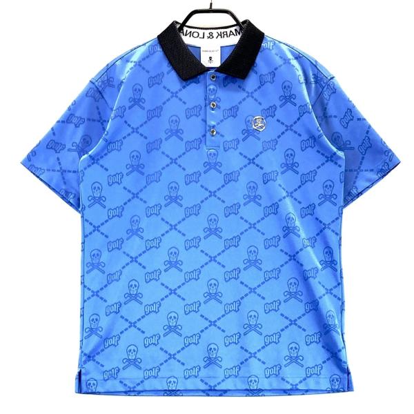 MARK & LONA ストライプポロシャツ サイズ48 MARK & LONA ストライプポロシャツ サイズ48 MARK & LONA ストライプ