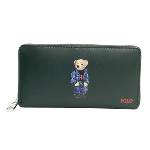 POLO RALPH LAUREN ポロ ラルフローレン ラウンドファスナー 長財布