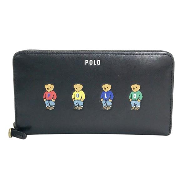 POLO RALPH LAUREN ポロ ラルフローレン ラウンドファスナー 長財布