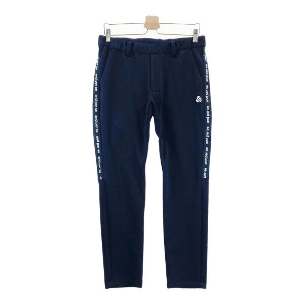 AND PER SE アンパスィ ストレッチパンツ サイドロゴ ネイビー系 AND PER SE アンパスィ 2023年モデル ストレッチパンツ サイドロゴ