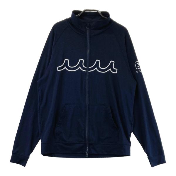 MUTA MARINE ムータマリン ロゴプリント 薄手 長袖ジャケット ネイビー