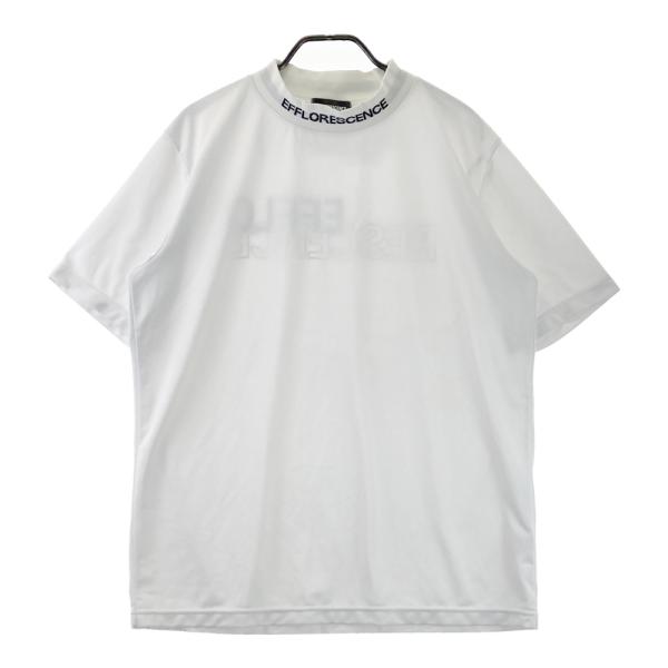 週末限定値下げEFFLORESCENCE エフロレッセンス モックネックTシャツ EFFLORESCENCE エフロレッセンス モックネック 半袖Tシャツ ホワイト系