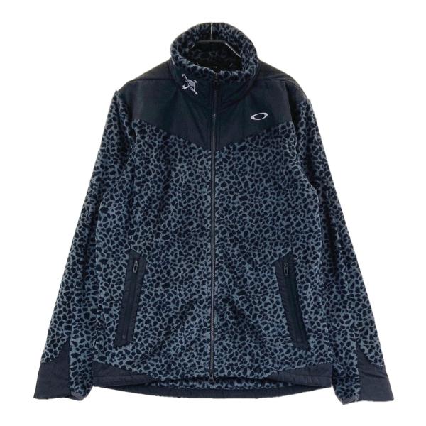 OAKLEY オークリー ボア フリースジャケット スカル 黒 XL OAKLEY オークリー フリースボア ジップジャケット スカル アニマル総