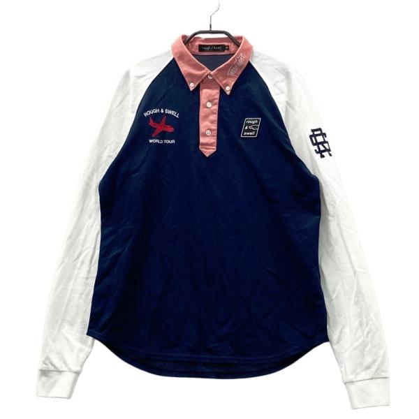 ROUGH&SWELL ラフアンドスウェル 長袖ポロシャツ ボタンダウン