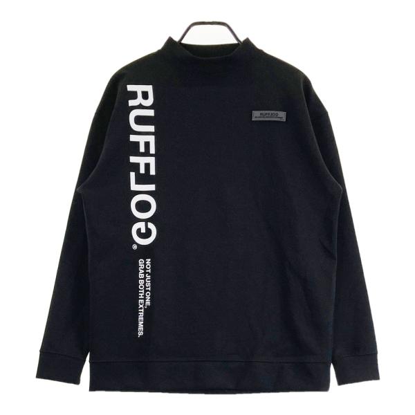 RUFFLOG ラフロッグ モックネックスウェットトレーナー ブラック系 L