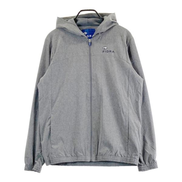 新品 FIDRA フィドラ ゴルフ ダウンジャケット 定価33000円 灰 XL FIDRA フィドラ フード付 裏起毛 ジップジャケット グレー系 XL/TG