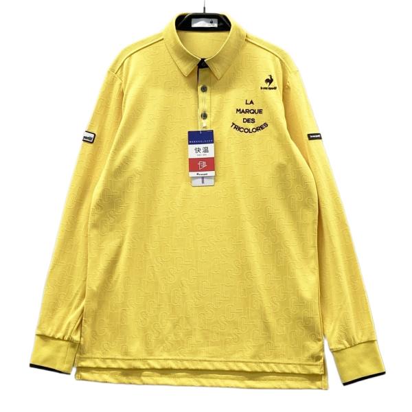 新品】LE COQ GOLF ルコックゴルフ 2022年 長袖ポロシャツ ロゴ総柄