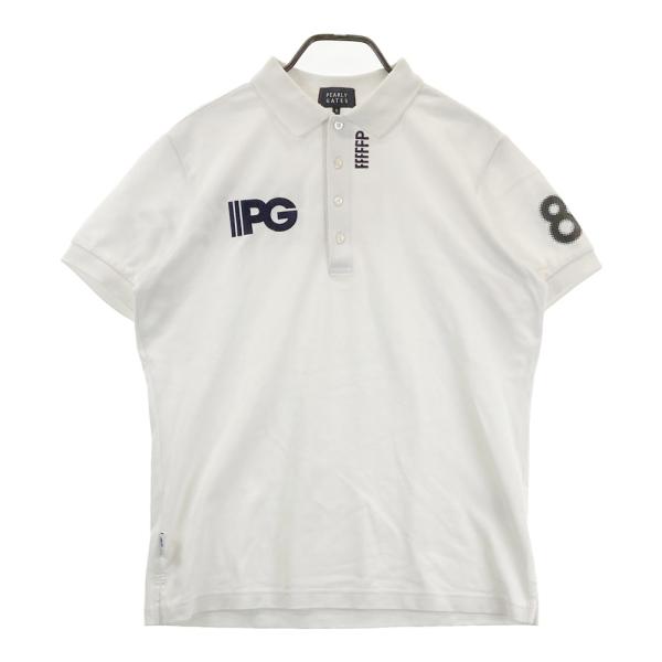 PEARLY GATES パーリーゲイツ 半袖ポロシャツ ホワイト系 5 ゴルフ