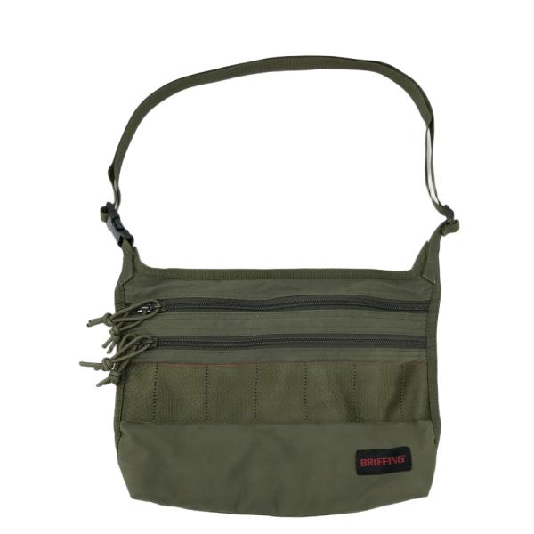 BRIEFING ブリーフィング ショルダーバッグ サコッシュ カーキ系