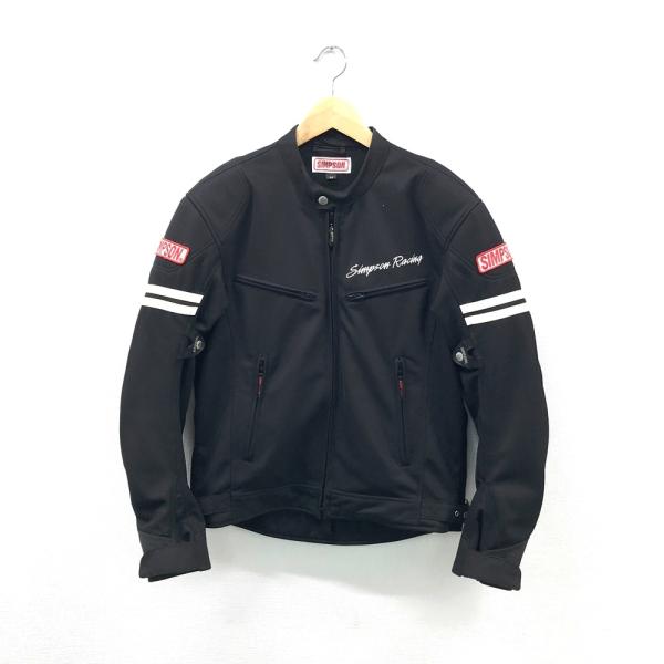 SIMPSON ライダース メッシュジャケット LL ブラック バイク SIMPSON(シンプソン) メッシュジャケット | バイク用品通販 Webike
