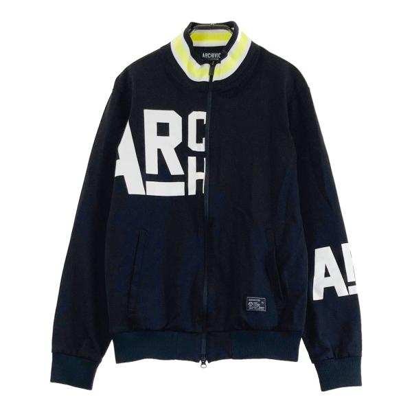 ARCHIVIO アルチビオ 長袖ジップジャケット ブラック系 46 ゴルフ
