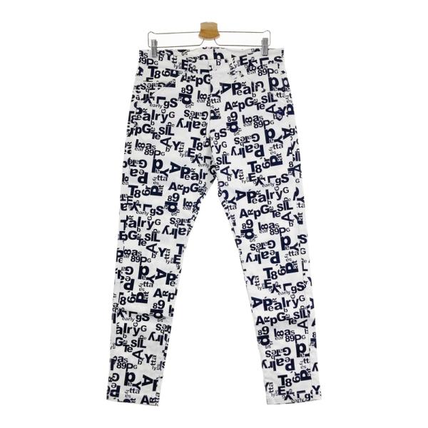 PEARLY GATES パーリーゲイツ パンツ 総柄 ホワイト系 5 ゴルフウェア