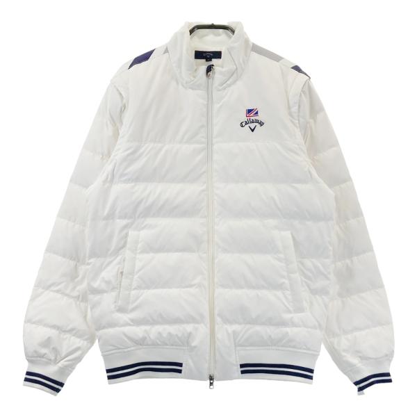 CALLAWAY キャロウェイ ゴルフ ダウン ジャケット LL ホワイト CALLAWAY キャロウェイ 2WAY ダウンジャケット ホワイト系 M ゴルフ