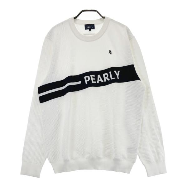 PEARLY GATES パーリーゲイツ　ゴルフセーター サイズ6 ホワイト系 PEARLY GATES パーリーゲイツ 2024年 ニットセーター ホワイト系 6