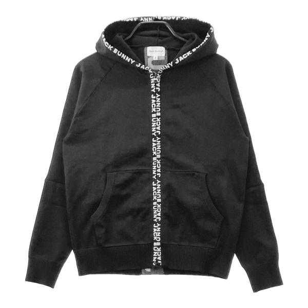 JACK BUNNY ジャックバニー ニットパーカー ブラック系 2 ゴルフウェア