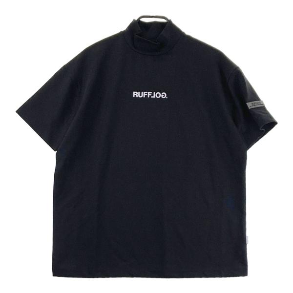 新品】RUFFLOG ラフロッグ 2024年 モックネック 半袖Tシャツ ブラック