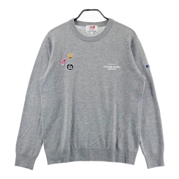 【レア】マスターバニーエディション サンプル品 ニット セーター グレー ゴルフ レア】マスターバニーエディション サンプル品 ニット セーター グレー