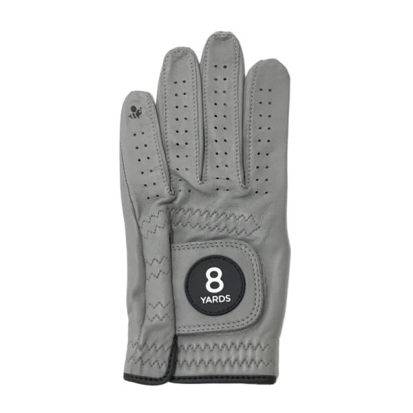 新品】8YARDS ハチヤーズ グローブ 左手 グレー系 22 ゴルフウェア