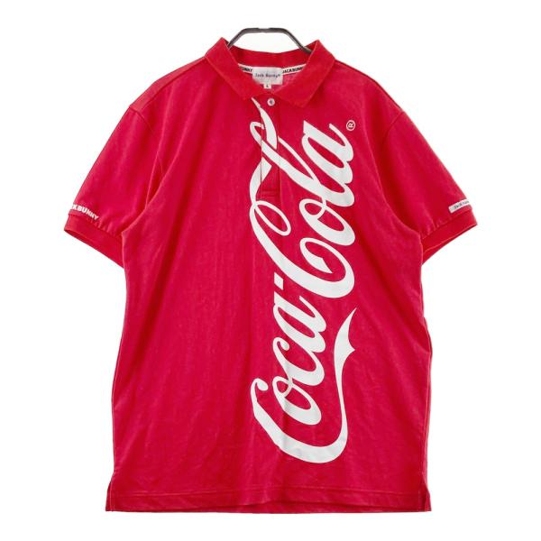 JACK BUNNY ジャックバニー ×コカ・コーラ 半袖ポロシャツ レッド系 6