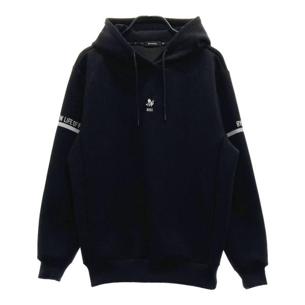 美品 8YARDS ハチヤーズ パーカー ジップアップ ゴルフ ウェア L 8YARDS ハチヤーズ スウェットパーカー ブラック系 XL ゴルフウェア