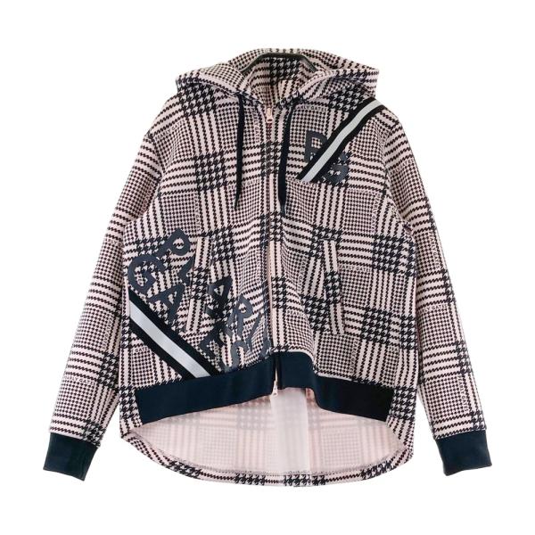 PEARLY GATES パーリーゲイツ ; スウェット ジップパーカー 千鳥 ロゴ