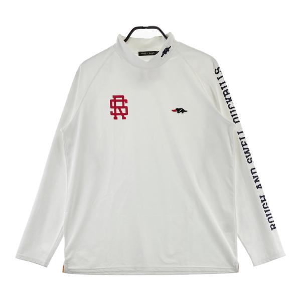 ROUGH&SWELL ラフアンドスウェル モックネック長袖Tシャツ ホワイト系