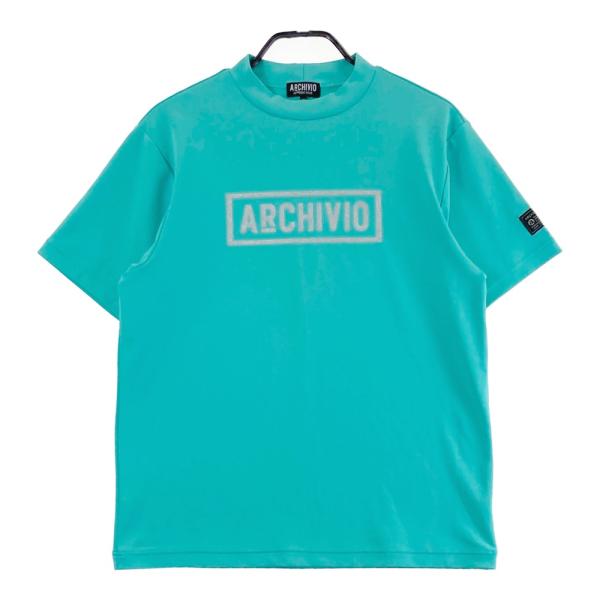 ARCHIVIO アルチビオ ハイネック 半袖Tシャツ ブルー系 46 ゴルフ