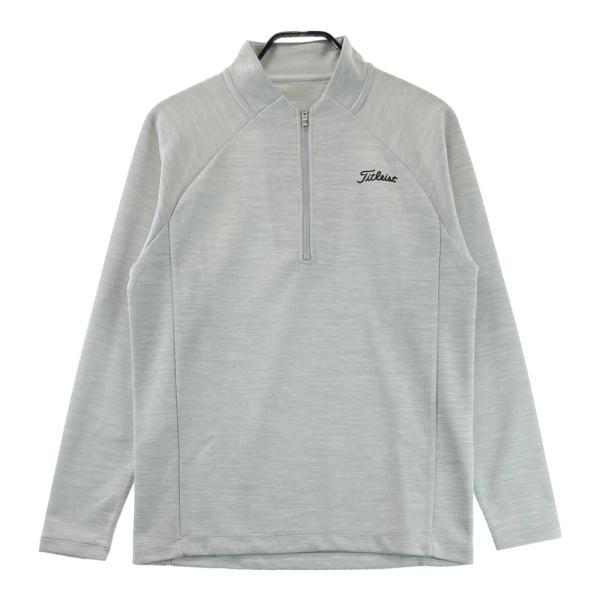 Titleist (タイトリスト) 裏起毛ジャージハーフジップジャケット LL Titleist（タイトリスト） ゴルフウェア 長袖ウインドブレーカー 秋 冬