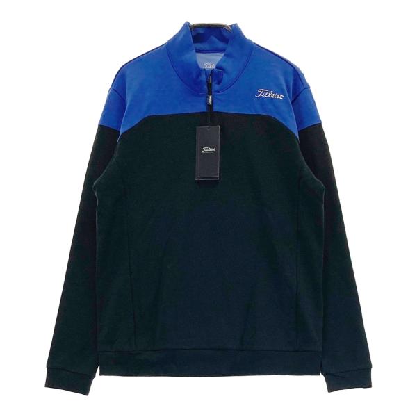 タイトリスト Titleist　メンズ ウォーターリペレント サーモハーフジップ 新品】TITLEIST タイトリスト フロントロゴ ハーフジップ長袖Tシャツ