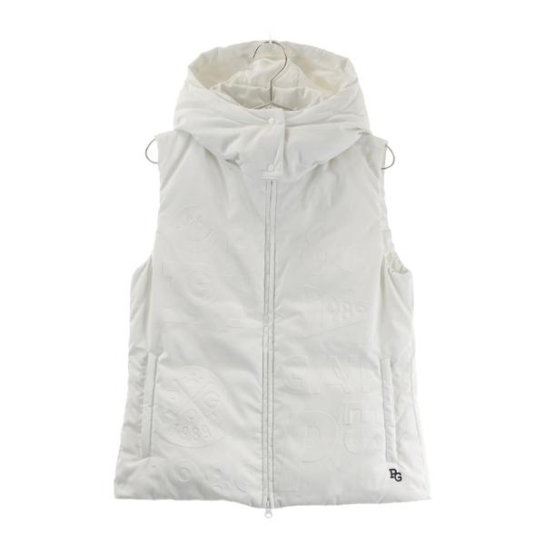 新品未使用　パーリーゲイツ 2wayダウン ジャケット ベスト 0 レディース PEARLY GATES パーリーゲイツ 2WAYダウンベスト ホワイト系 1 ゴルフ