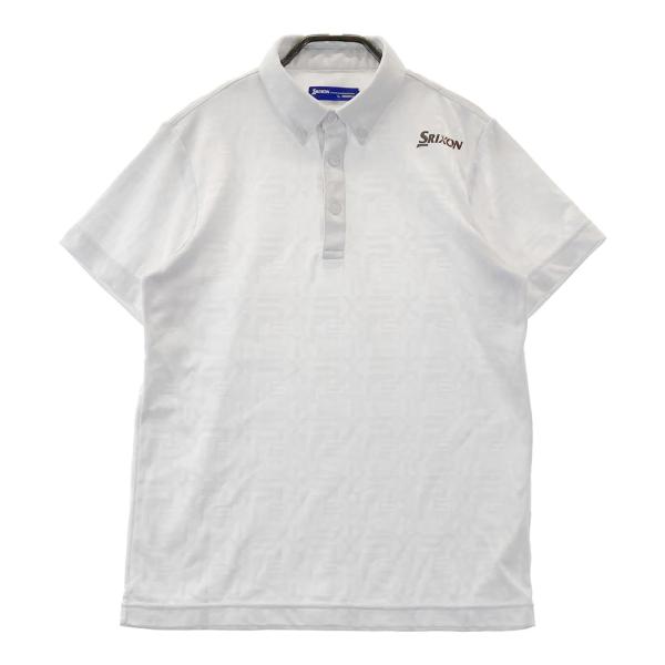 SRIXON スリクソン byDESCENTE 2024年モデル 半袖ポロシャツ 総柄